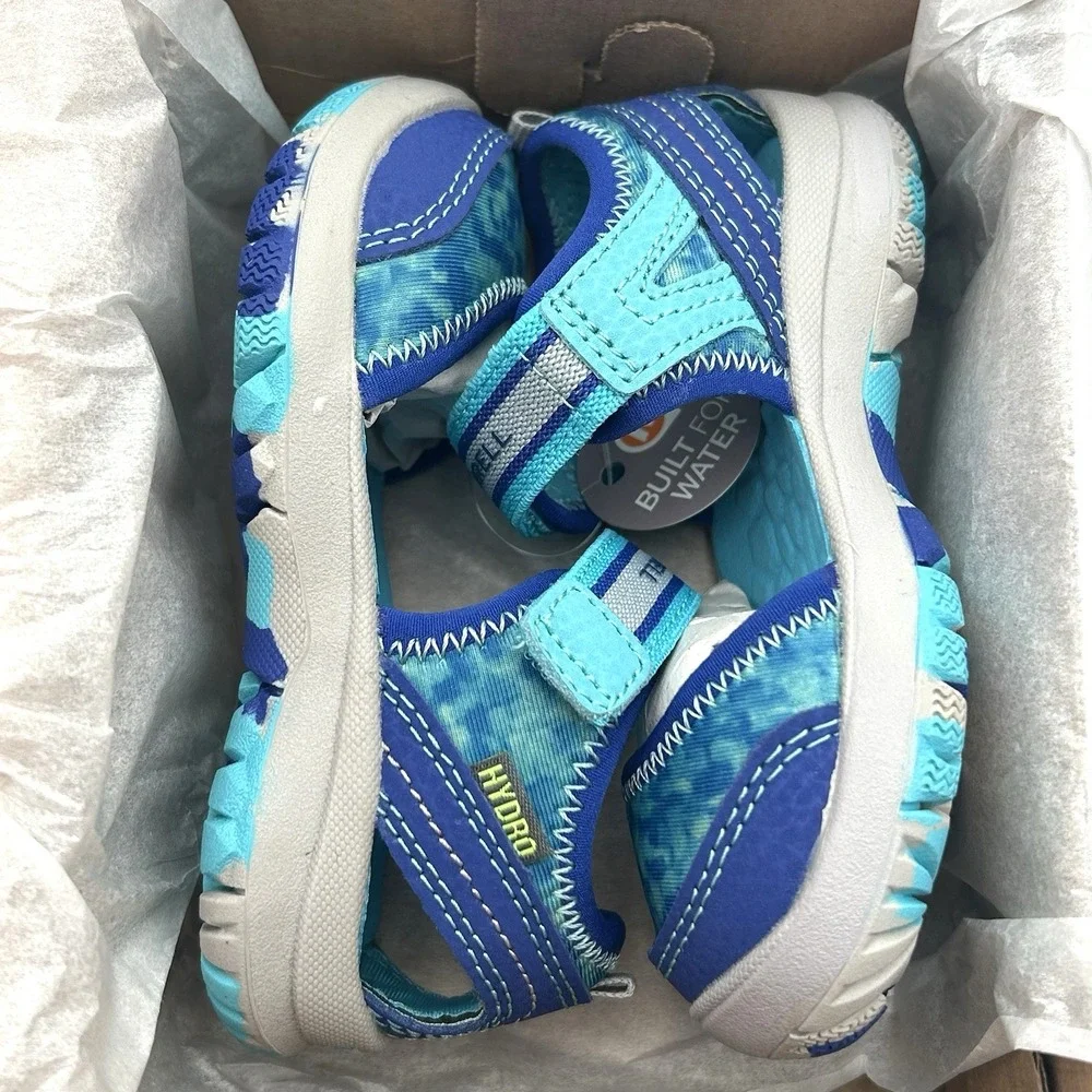 Merrell Baby Girls‎ Closed Toe Sandals Sz 5.5 Wide Aqua Turquoise Water Friendly
